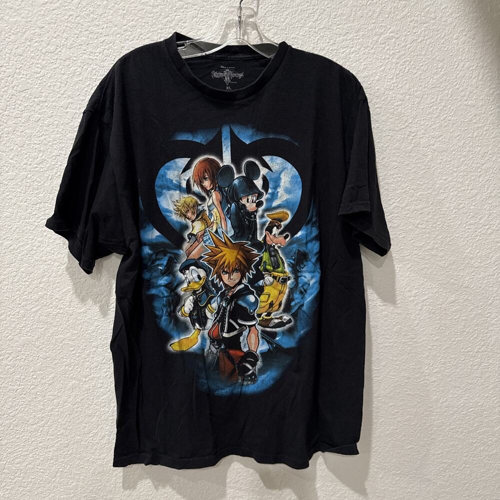 Disney Kingdom Hearts Mad Engine Tee T-Shirt RARE Mickey Mouse Donald Duck XL
